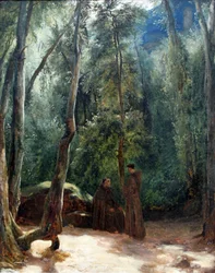 Two Monks in the Park at Terni